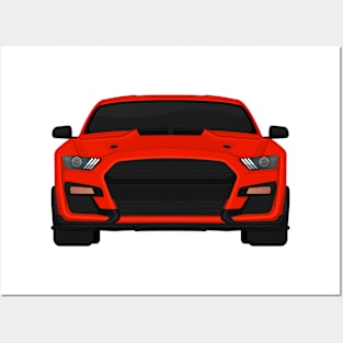 Shelby GT500 2020 Race-Red Posters and Art
